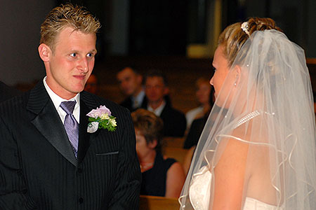 Ula and Peter during the special moment 